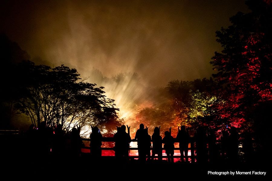 案例｜来利国际w66为壮观的Kamuy Lumina魔法夜行旅游项目提供配乐设备